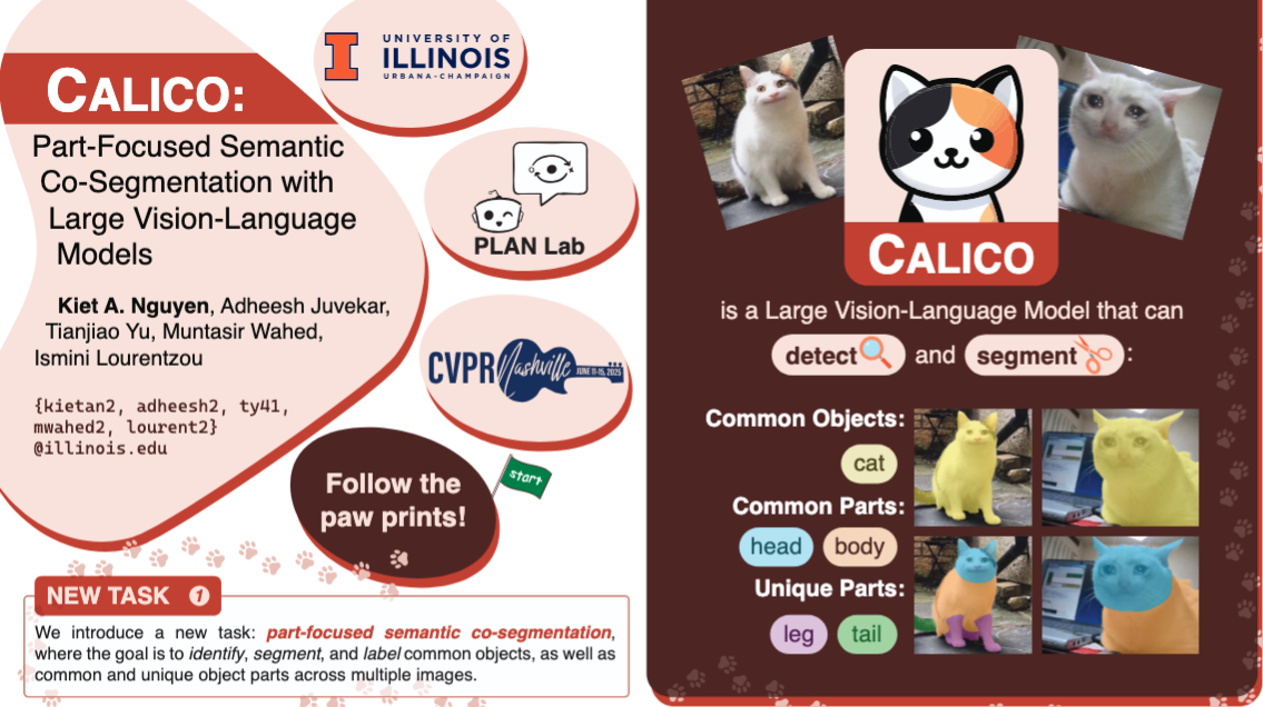 CALICO: Part-Focused Semantic Co-Segmentation with Large Vision-Language Models